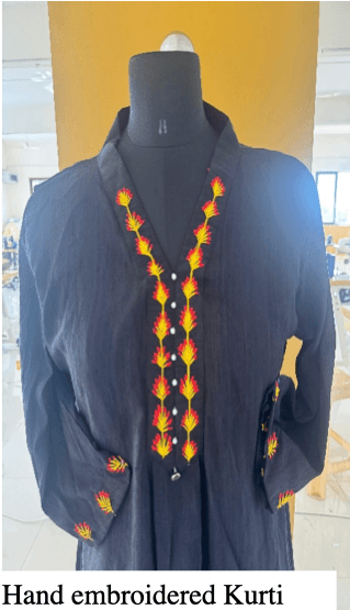 Kurti from the artisan retail outlet apparel collection